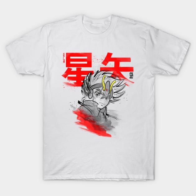 Saint Seiya T-Shirt by Curvilineo